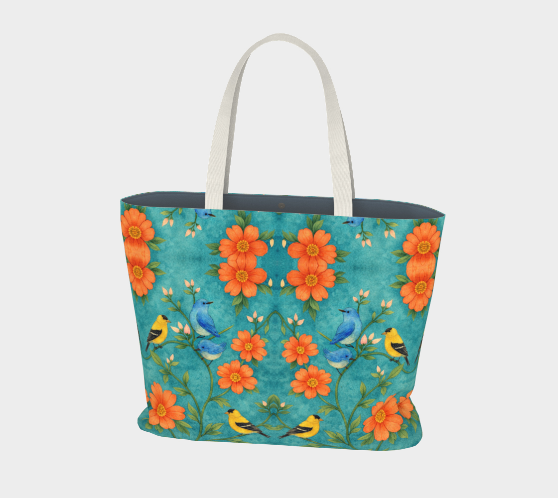 Island Songbird Garden Tote Bag