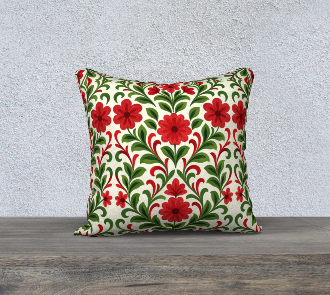 French Country Noel 18 x 18 pillow