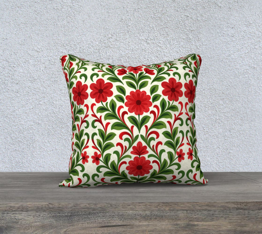 French Country Noel 18 x 18 pillow