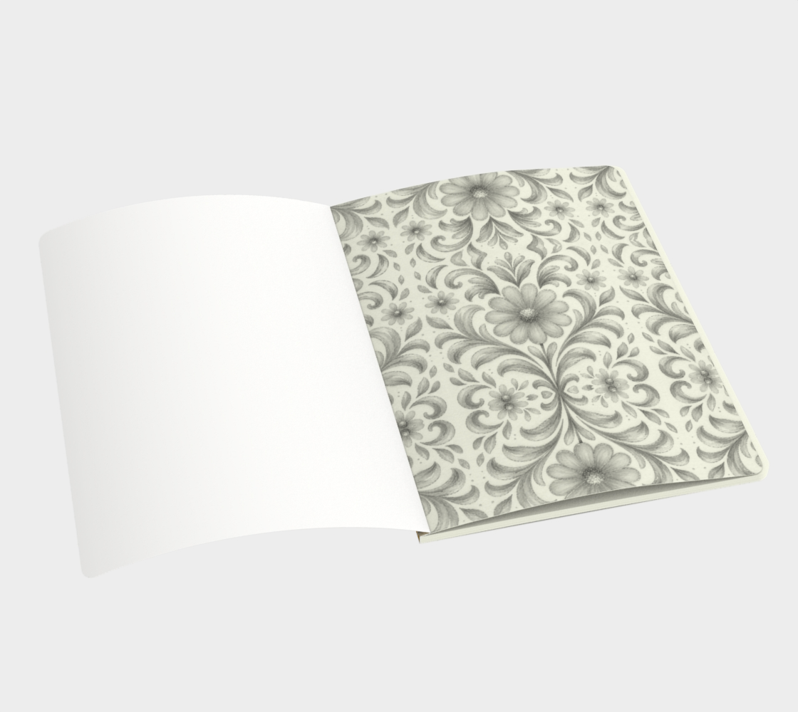 Silver Garden Quilt Notebook