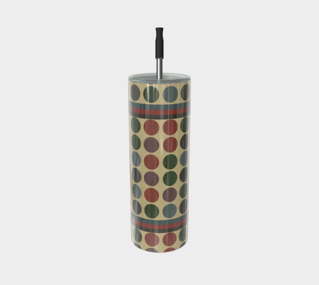 Retro Dotscape Water Bottle