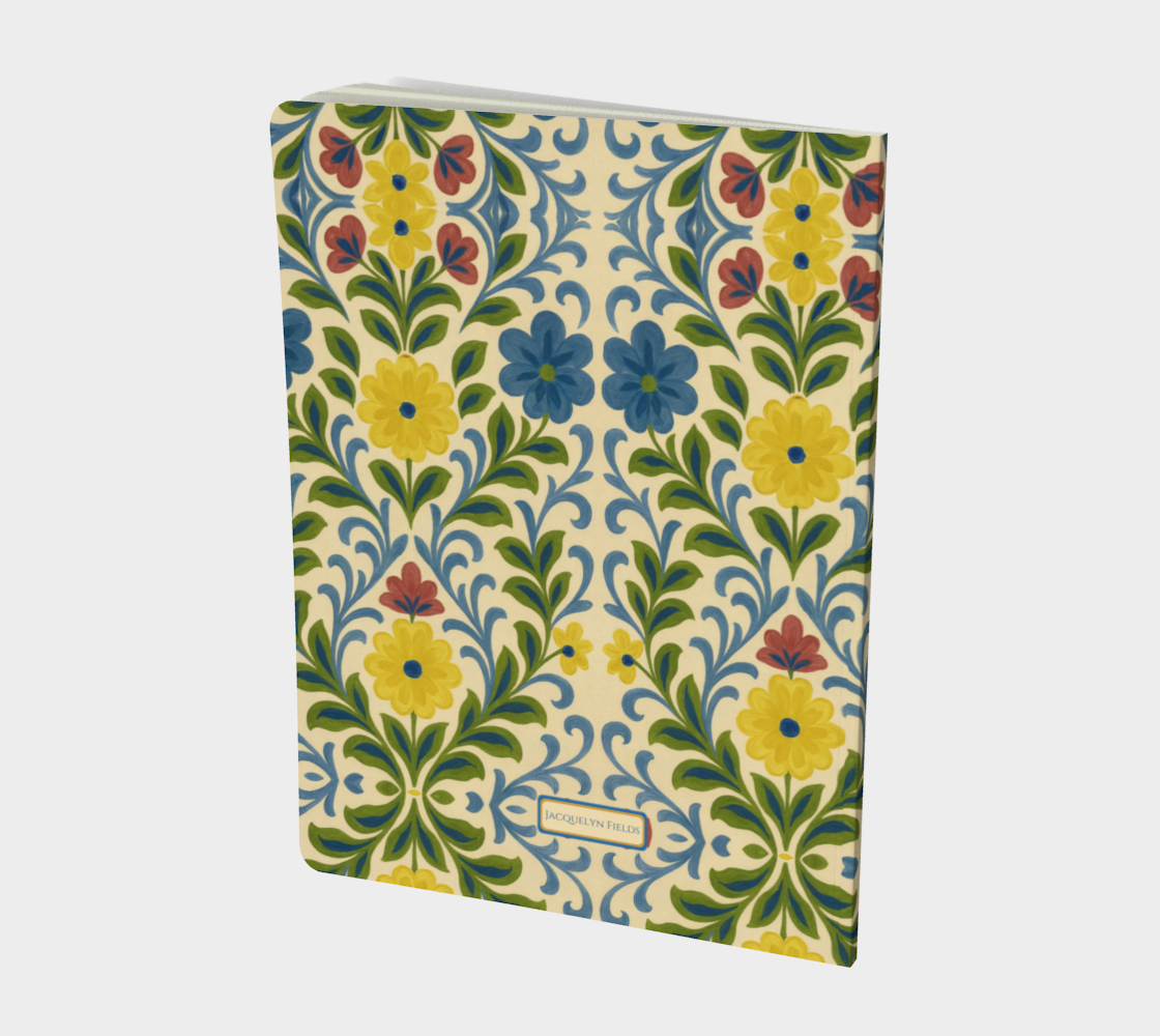 Jardin Provencale Goldenrod Notebook