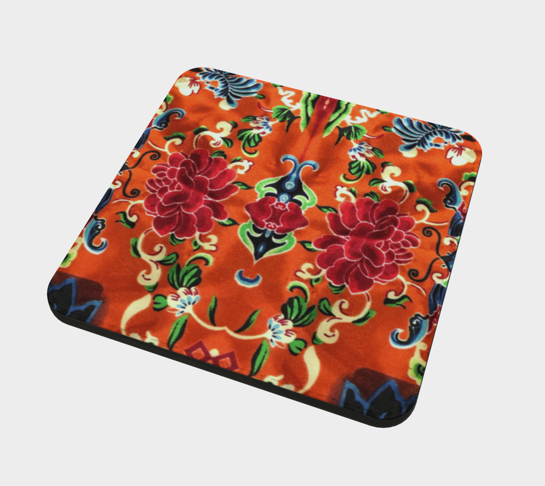 Jade and Flame Coasters