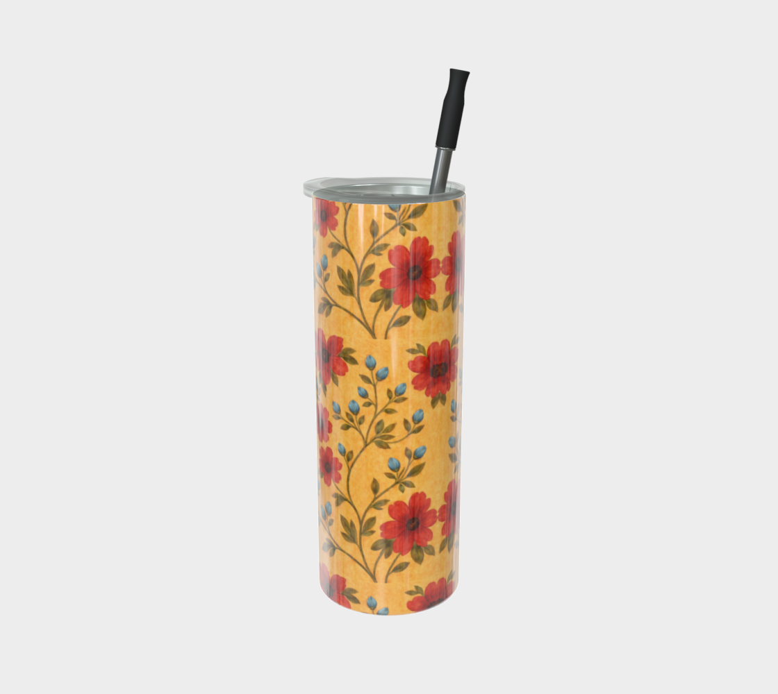 Golden Meadow tumbler