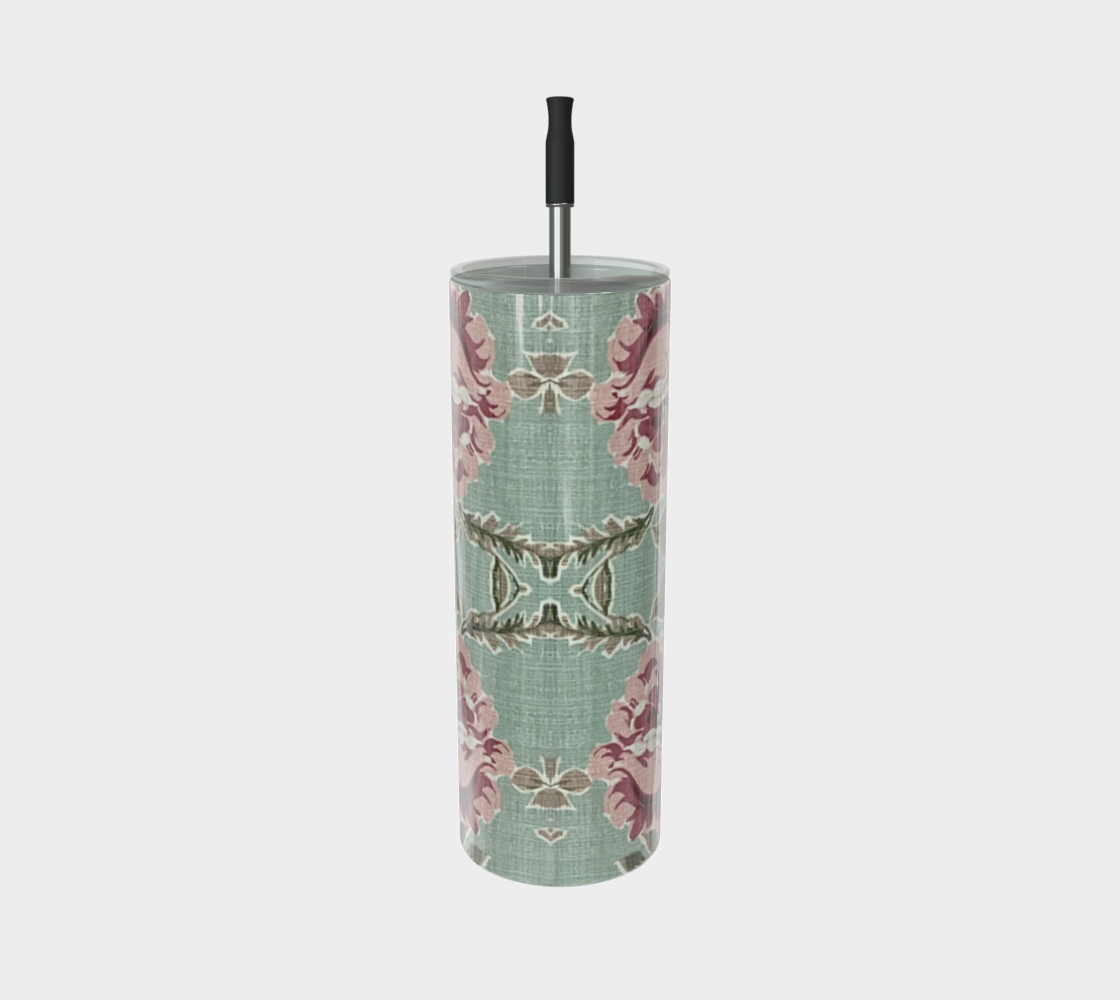 Seafoam Roses Water Bottle