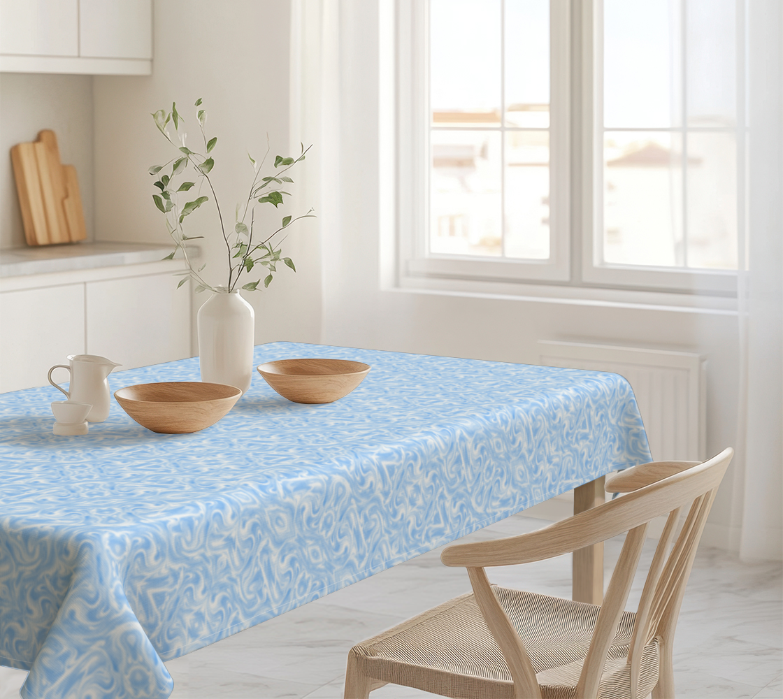 Blue Sky Swirl 60  x 90 Tablecloth