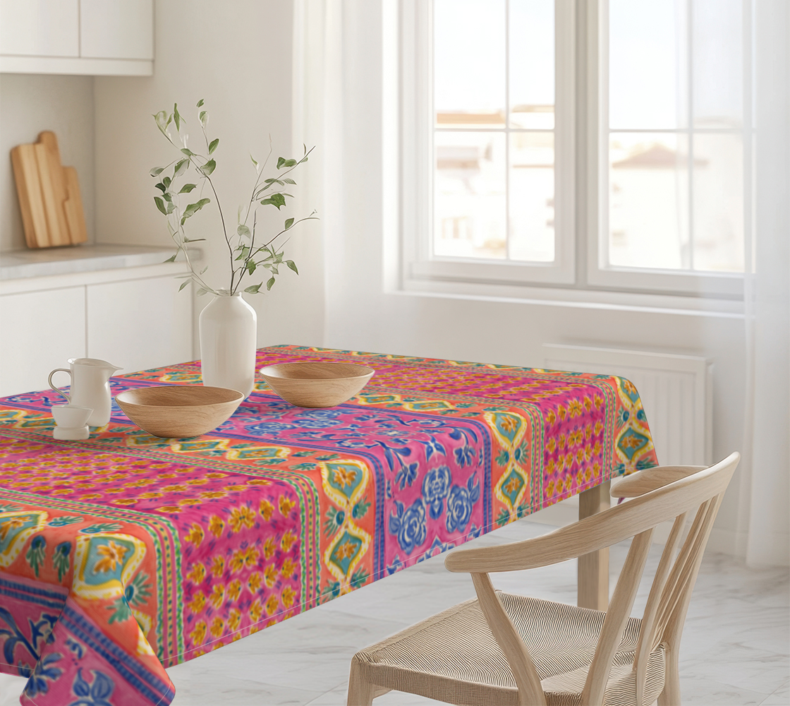 Coral Caravan 60 x 90 Tablecloth
