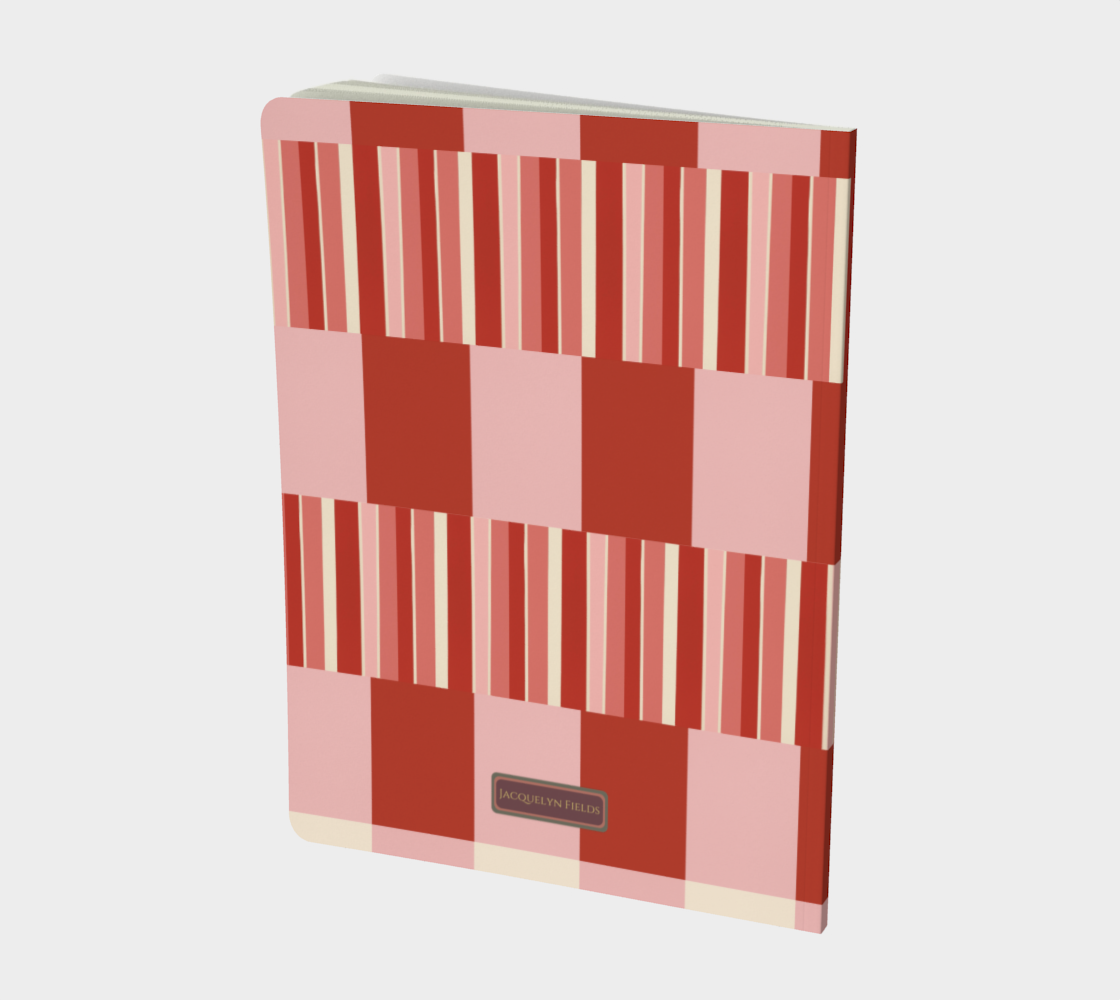 Red Gingham Notebook