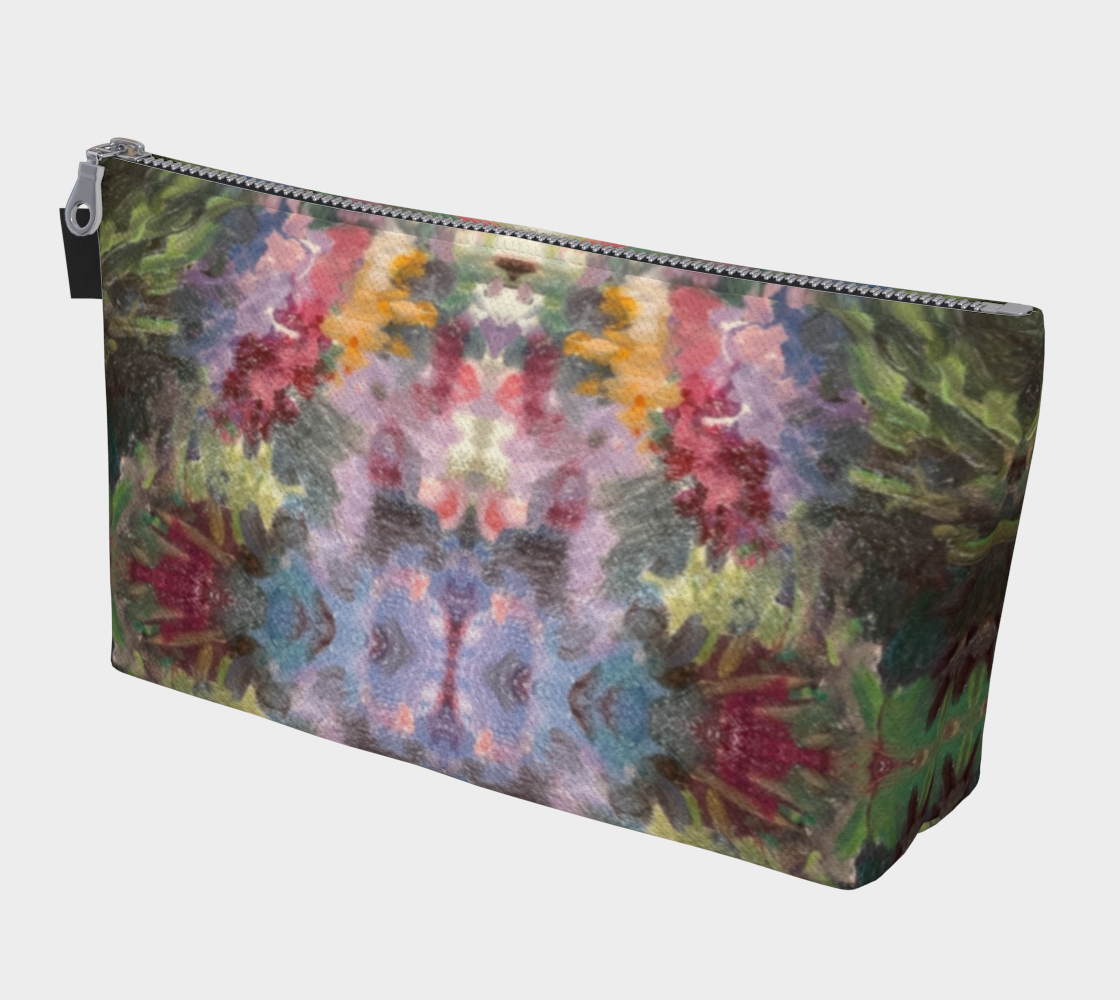 Monet Gardens makeup bag