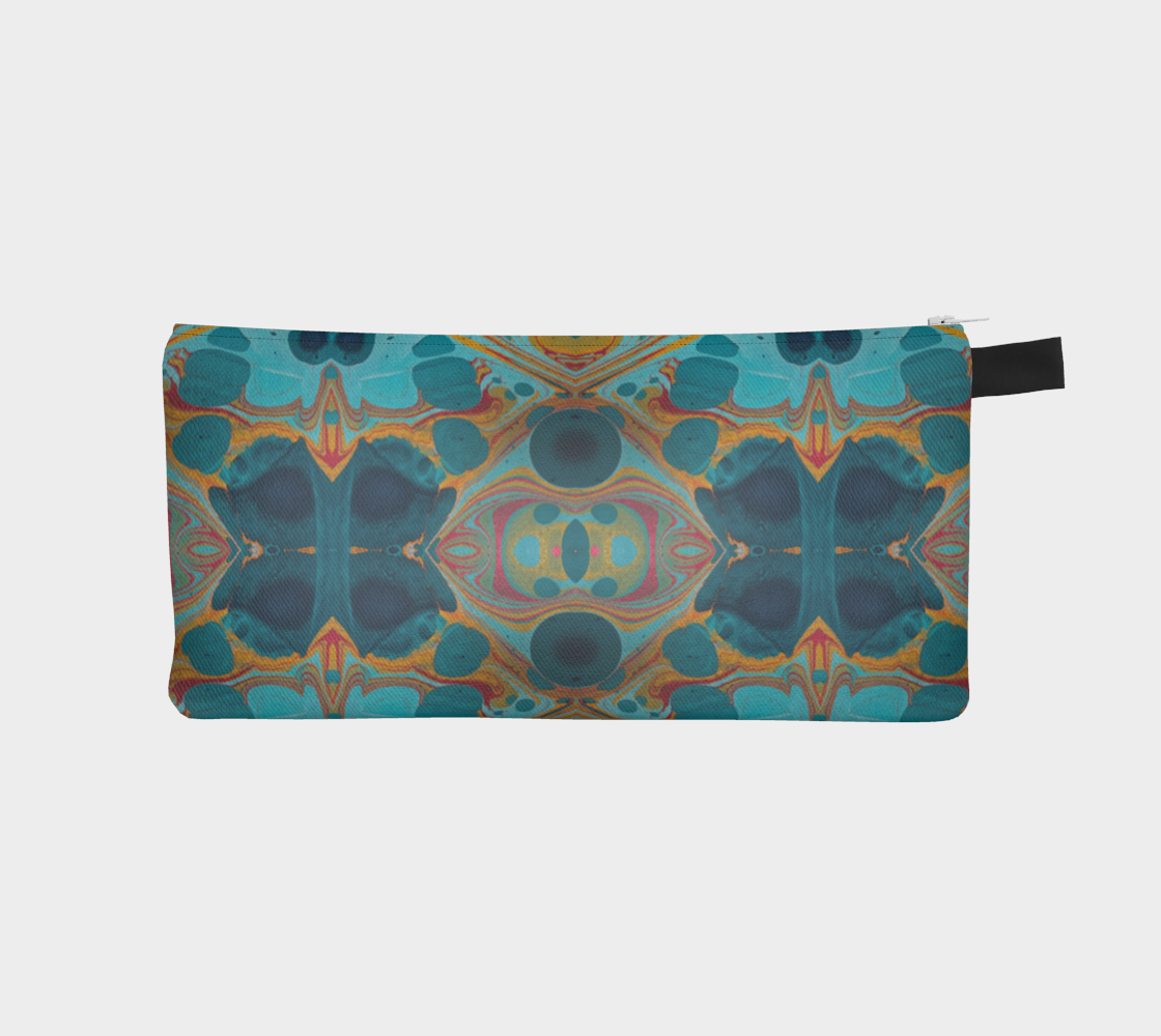 Gilded Currents Butterfly Pencil Case