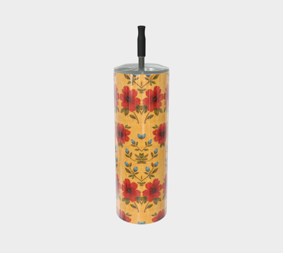 Golden Meadow tumbler