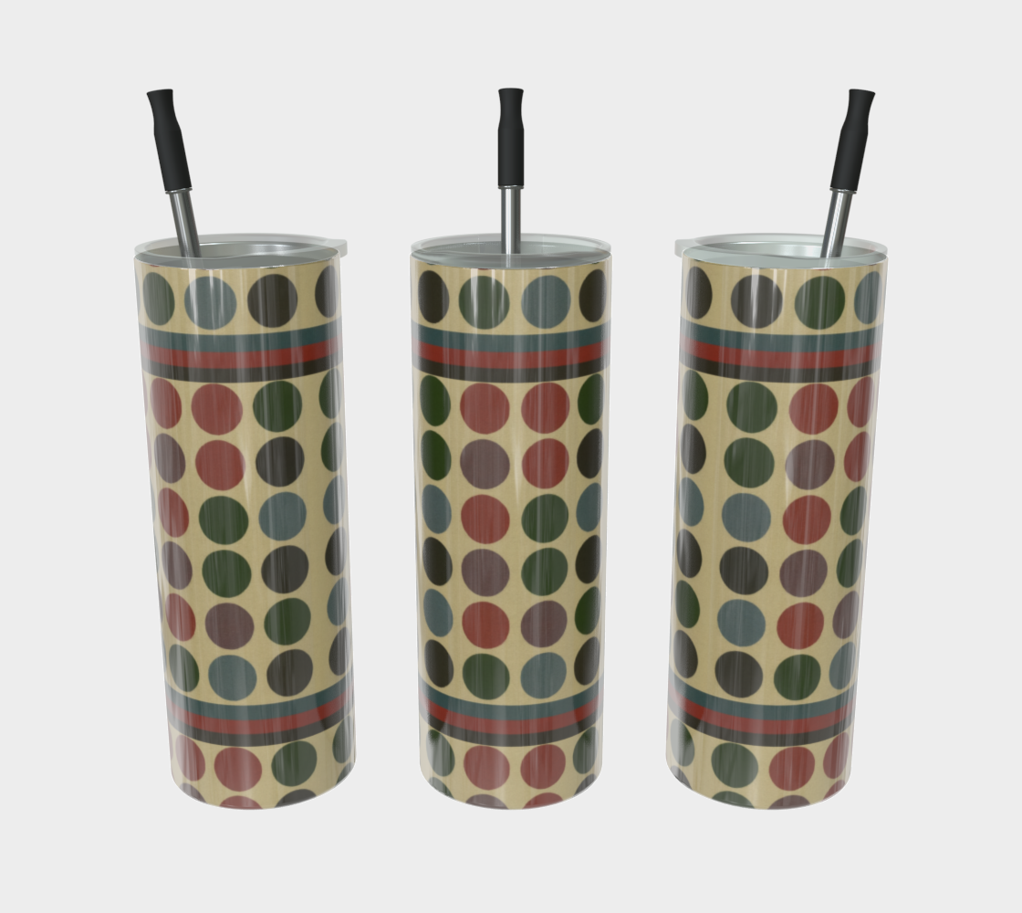 Retro Dotscape Water Bottle
