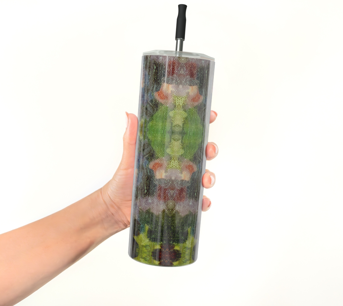Lilac Waterlilies Water Bottle