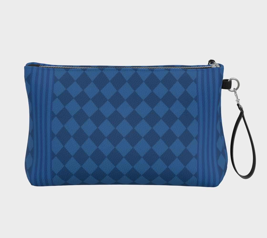 Royal Blue Harlequin Clutch Bag update
