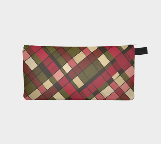 Plaid Harvest Pencil Case