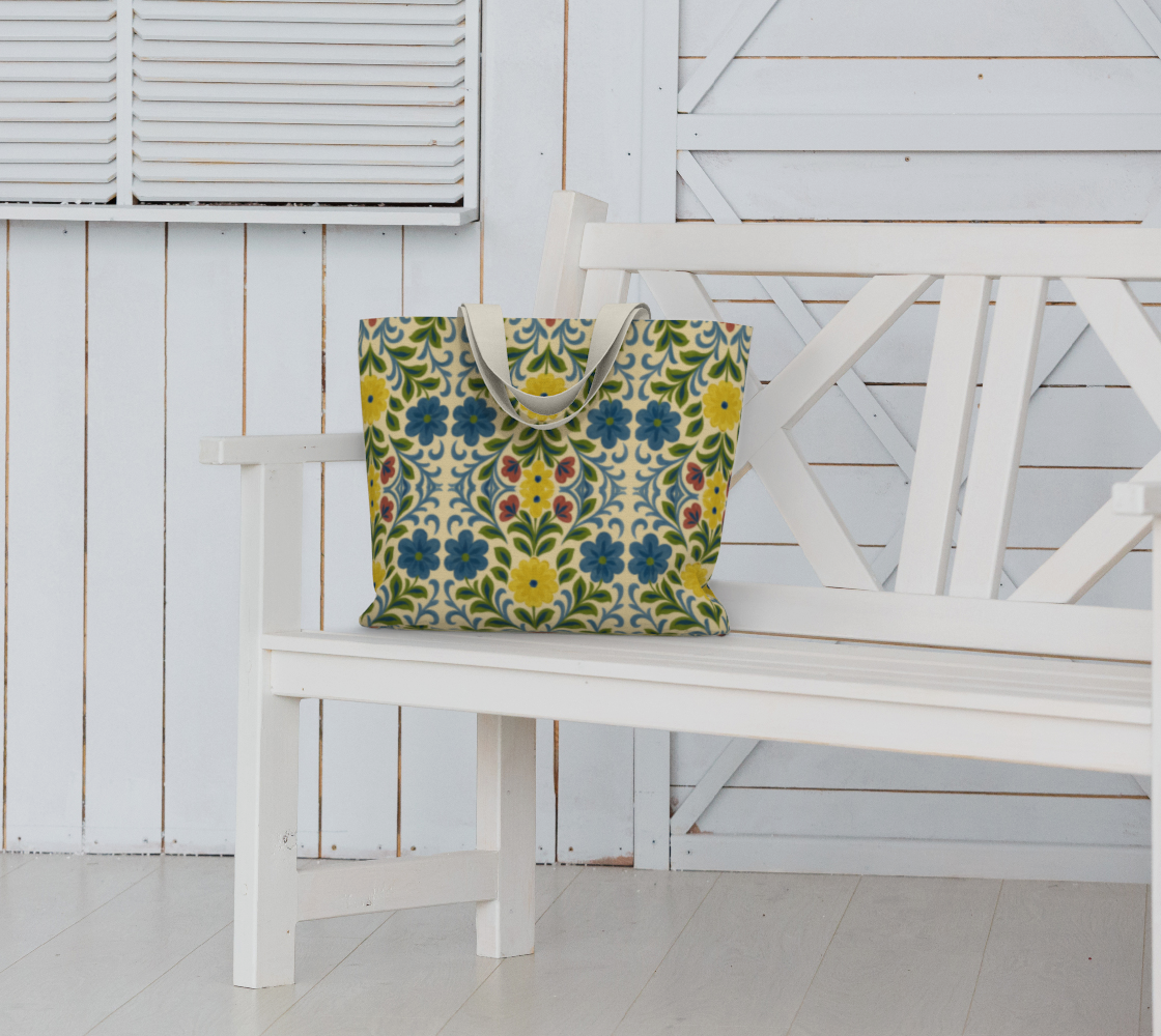 Jardin Provencale Goldenrod Tote