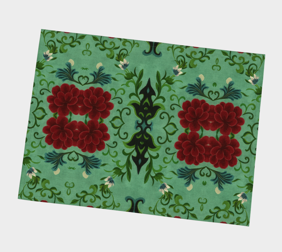 Marquesa Floral Mint Placemats