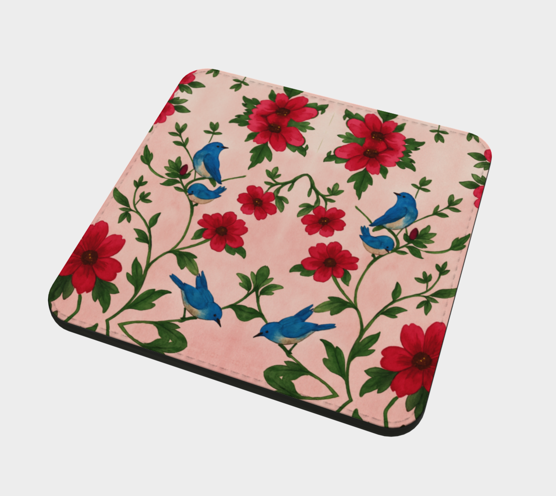 Songbird Bloom Pink Coaster