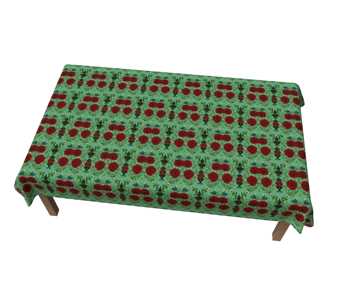 Marquesa Floral Mint 60 x 90 Tablecloth