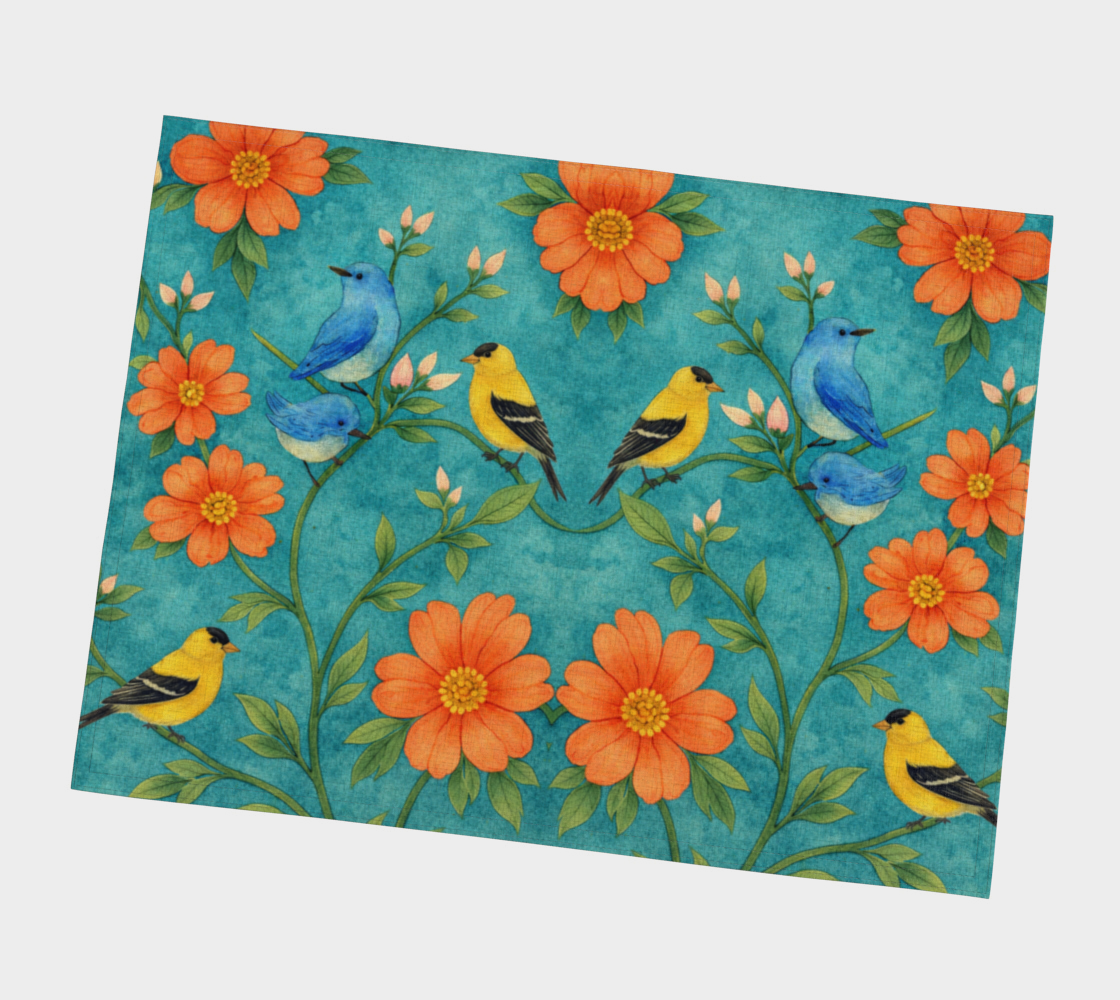 Island Songbird Garden Placemat
