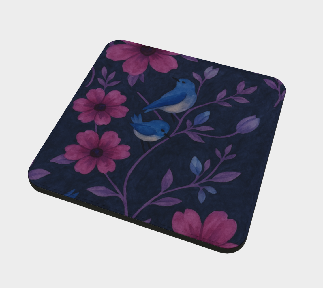 Songbird Bloom Plum Coaster