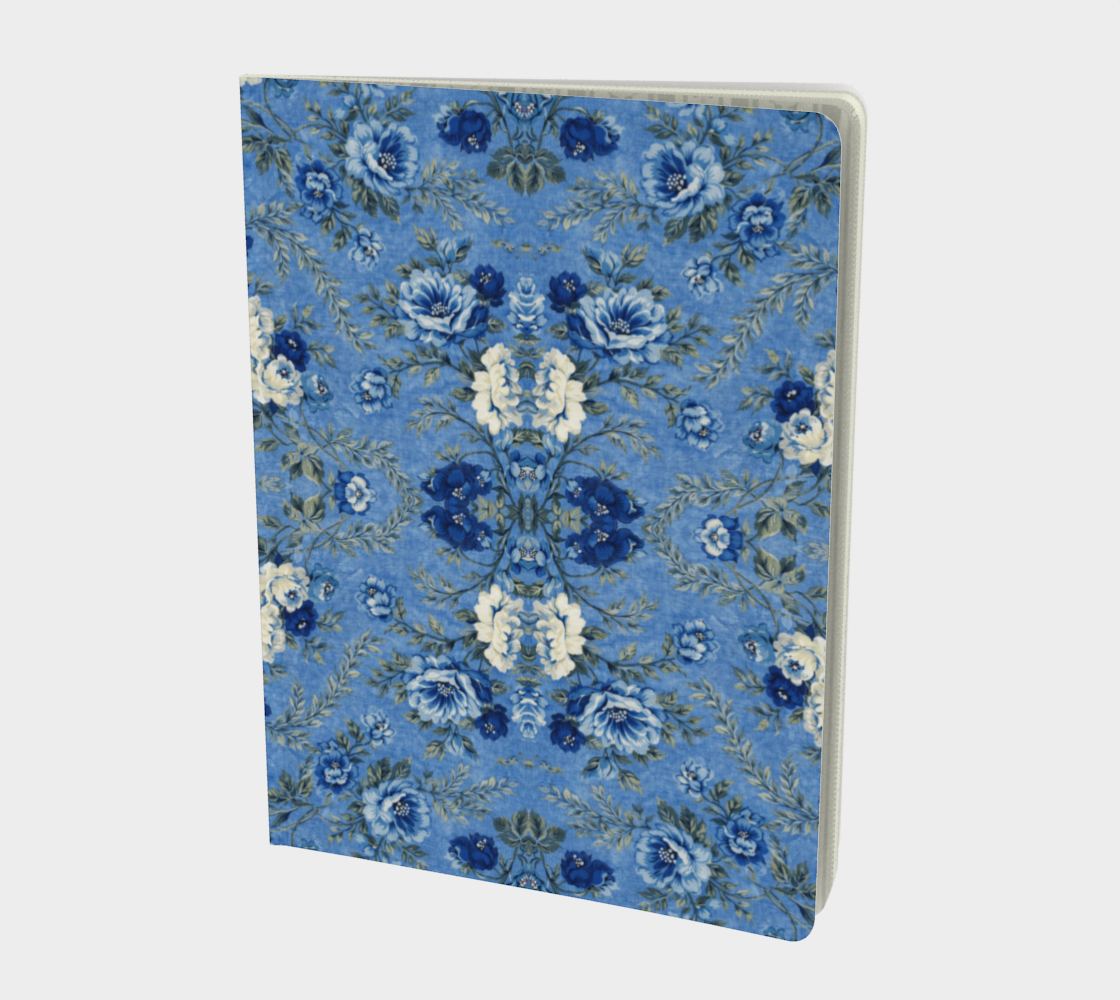 Blue Manor Bloom Notebook