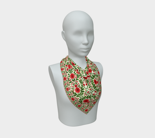 French Country Noel  36 x 36 scarf