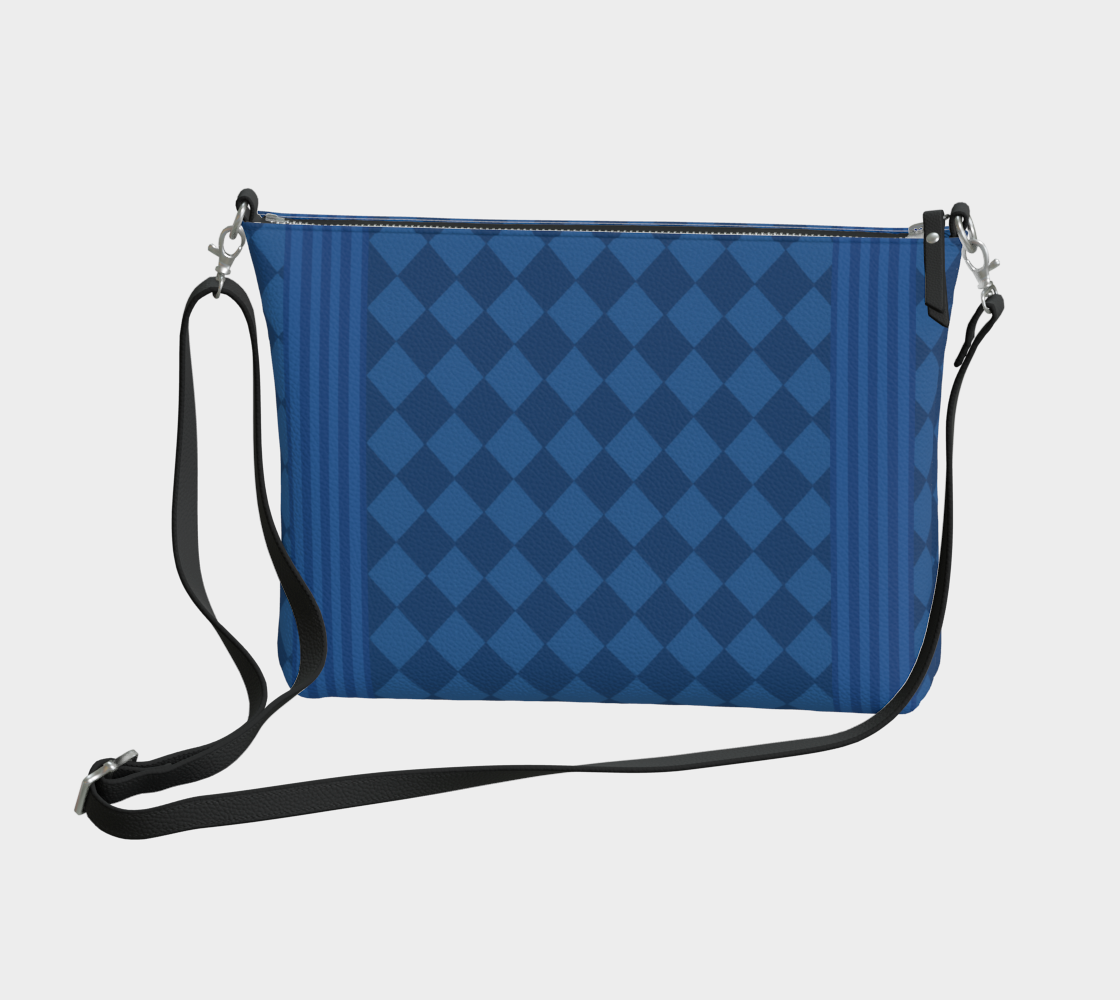 Royal Blue Harlequin Crossbody Bag update