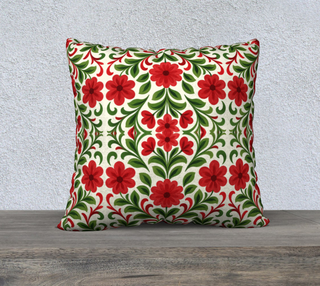 French Country Noel 22 x 22 pillow