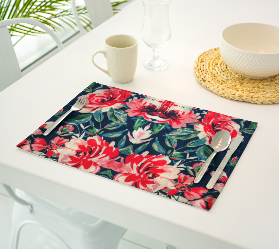 Harbor Rose Placemat