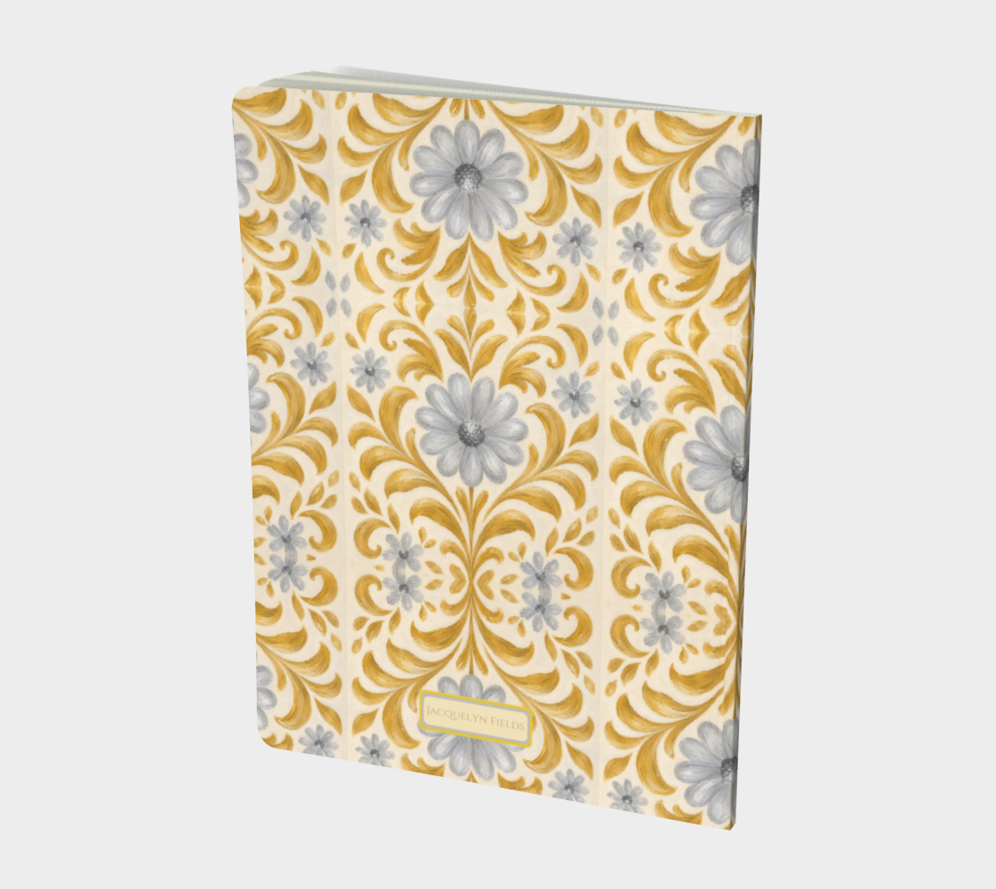 Gilded Garden Damask bridal journal