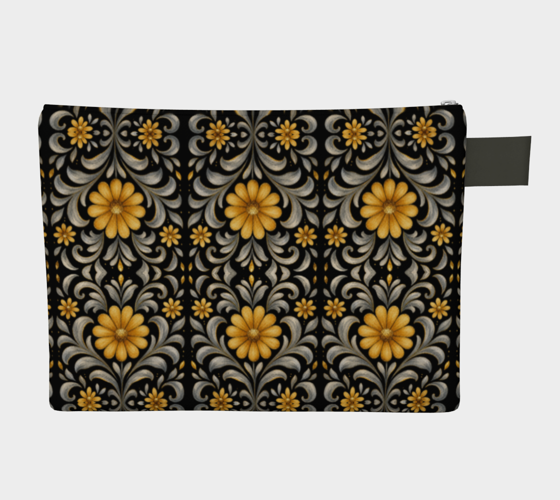 Midnight Silver Garden carry all bag