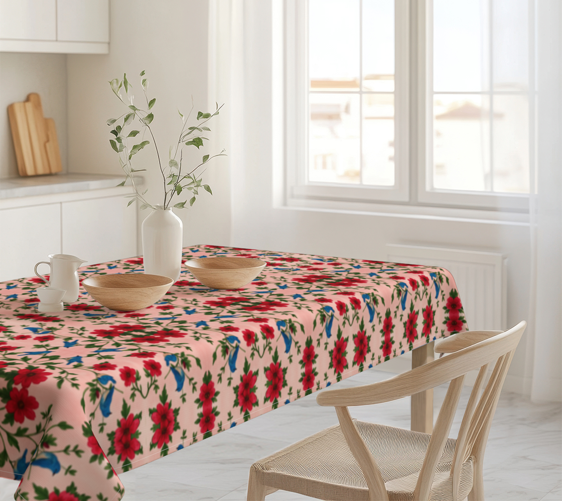 Songbird Bloom Pink 60 x 90 Tablecloth