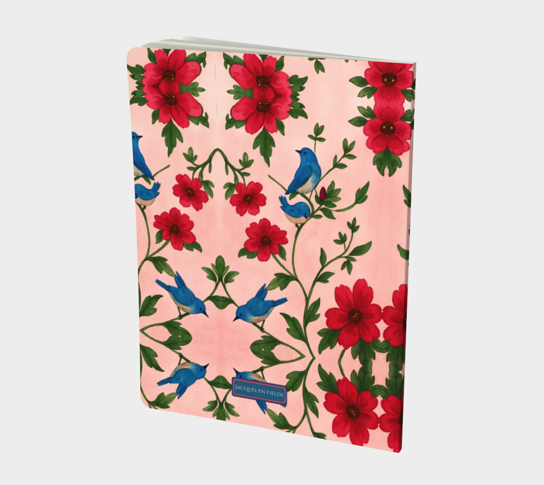 Songbird Bloom Pink Notebook