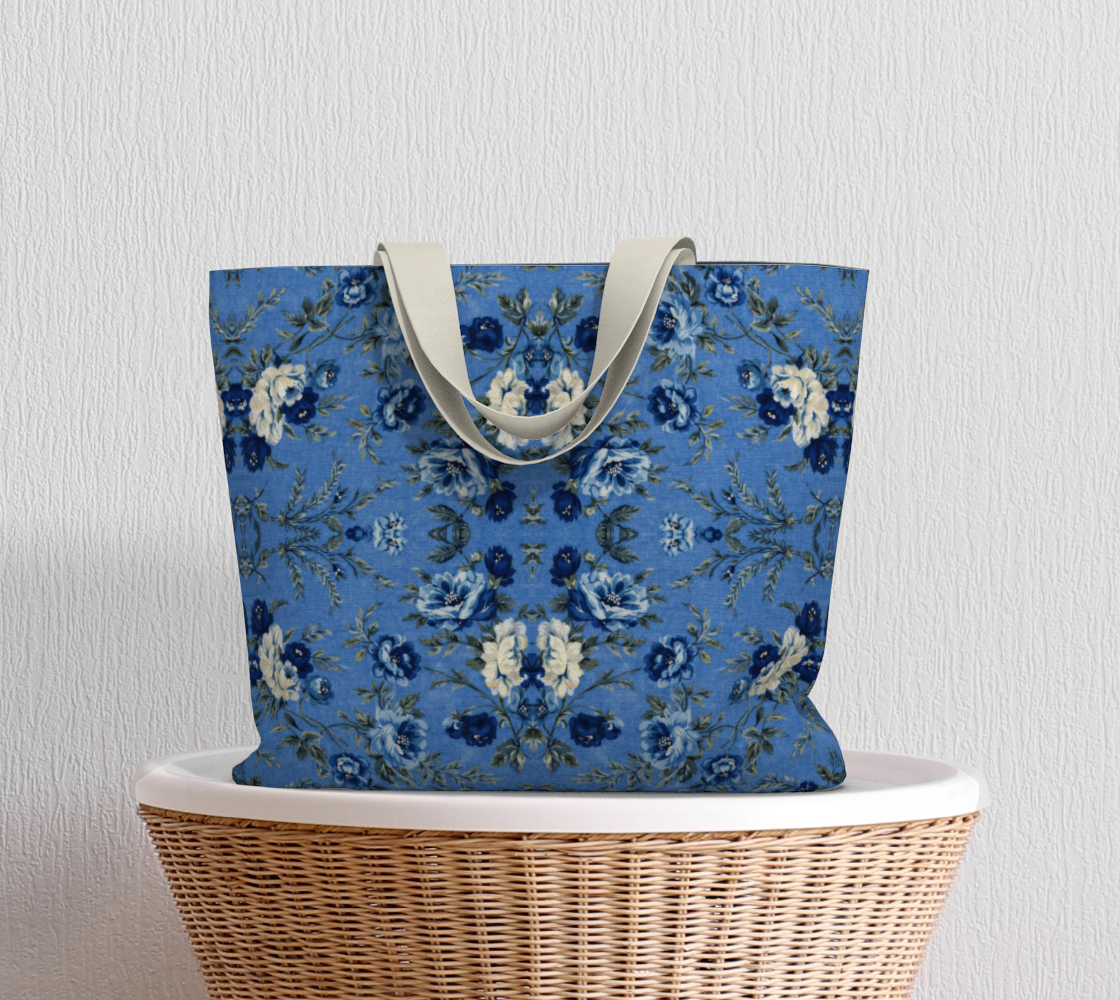 Blue Manor Bloom Tote Bag