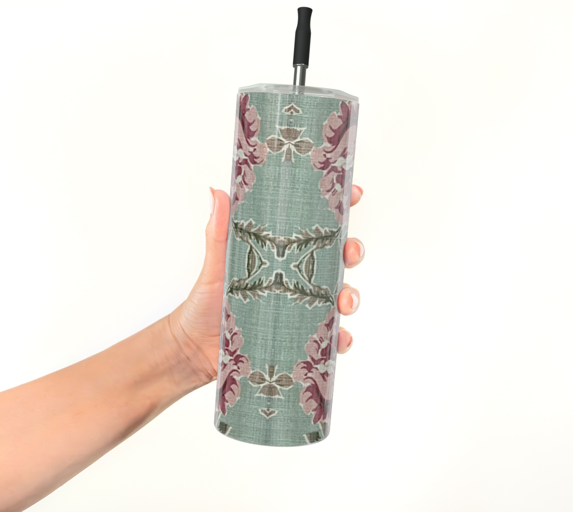 Seafoam Roses Water Bottle