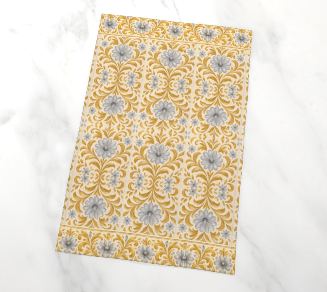Gilded Garden Glass Breaking Towel