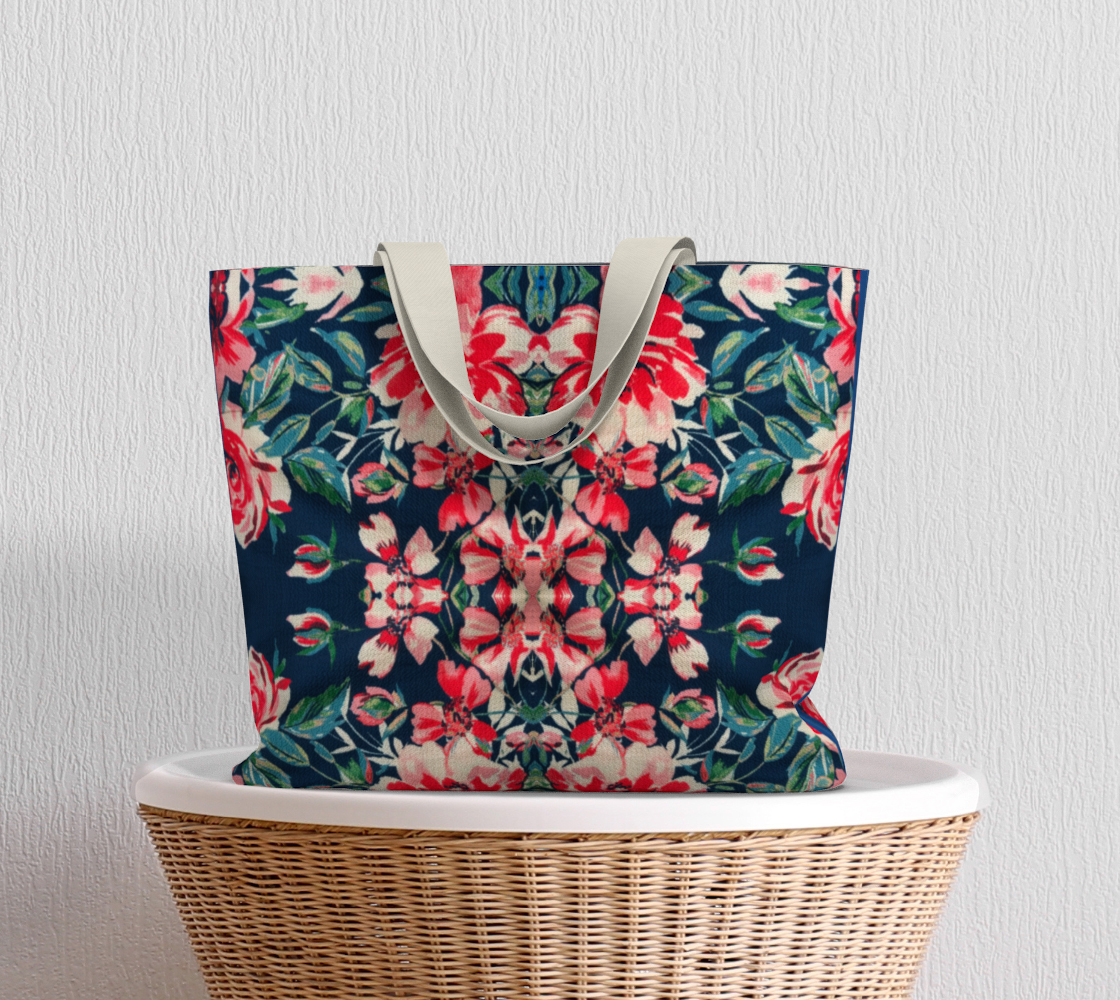 Harbor Roses Tote Bag