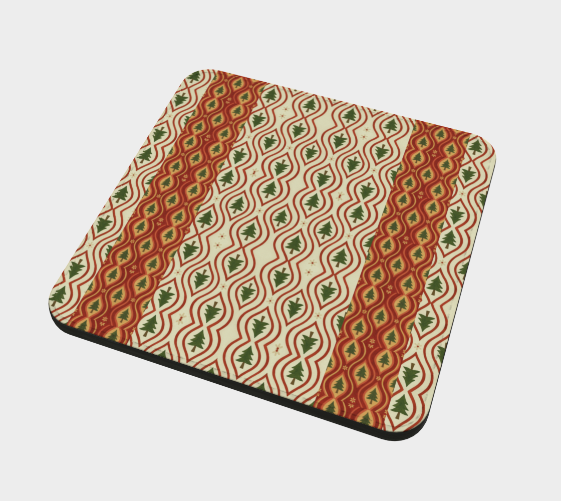 Evergreen Glow banded  coaster