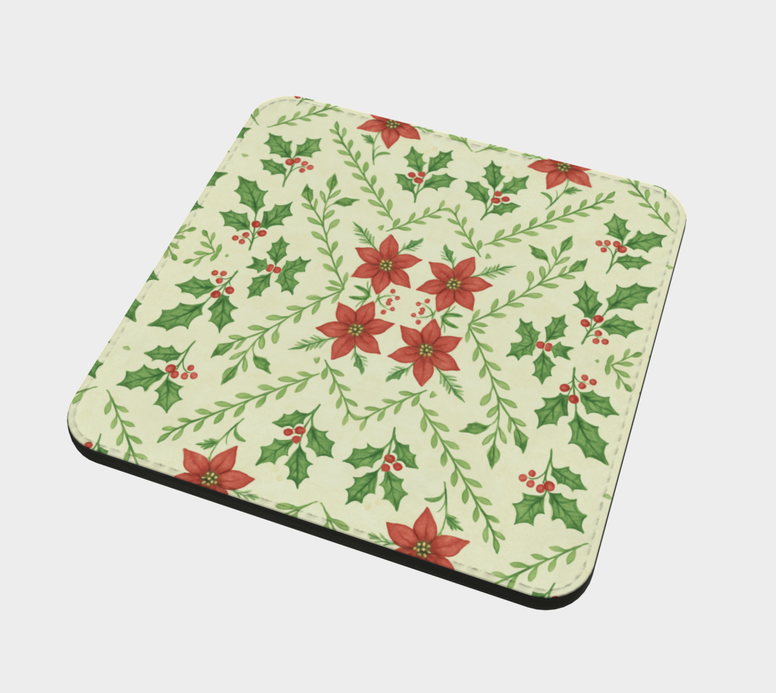 Yuletide Bloom Coasters