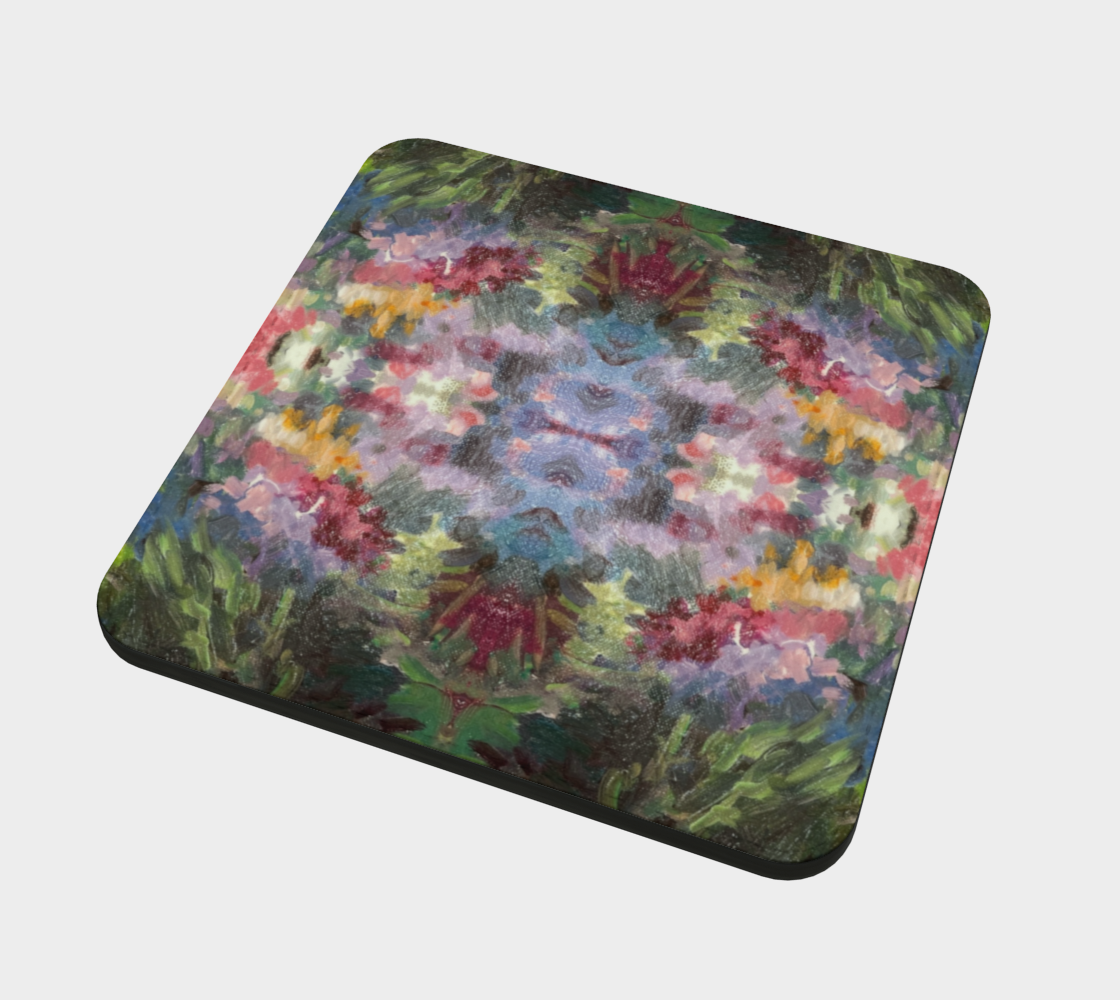 Monet Gardens coaster set