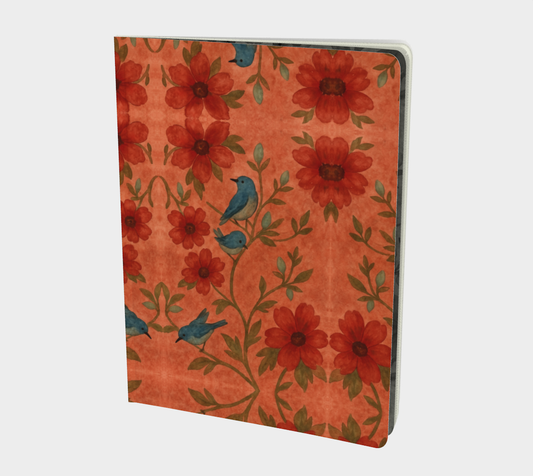 Songbird Bloom Terracotta Notebook
