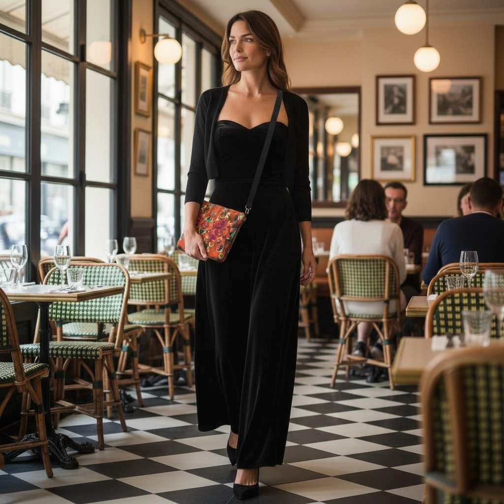 Jade and Flame Crossbody Bag